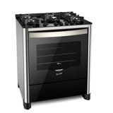 Fogão De Piso Fischer 5q Tc Gran Cheff Gás Com Dourador Inox 220v