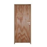 Porta Lisa Mescla Batente Ecológico 11 Cm Fechadura Externa Cromada 62 X 2.10 Esquerdo - Hale