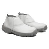 Bota Botina Branca Açougue Bic Pvc Com Ca Bracol