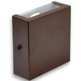 Arandela Slim 2 Focos De Luz Em Alumínio Soquete G9 Il1816 Marrom