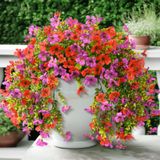 Flores Artificiais Penduradas Zfprocess Daisy 2 Unidades Ao Ar Livre
