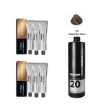 6 Unidades Coloração Vita Derm 5.0 + 1 Ox 20 Vol 900ml