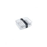 Saboneteira Splash - Coza 9,2 X 8 X 3 Cm Cristal Coza