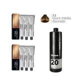 6 Unidades Coloração Vita Derm 7.3+ 1 Ox 20 Vol 900ml