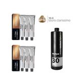 6 Unidades Coloração Vita Derm 10.0 + 1 Ox 20 Vol 900ml