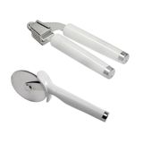 Kit Espremedor De Alho Branco E Cortador De Pizza Kitchenaid