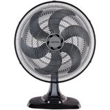 Ventilador Osc Mesa Turbo 6 50cm 6 Pás - 127v - Preto-prata
