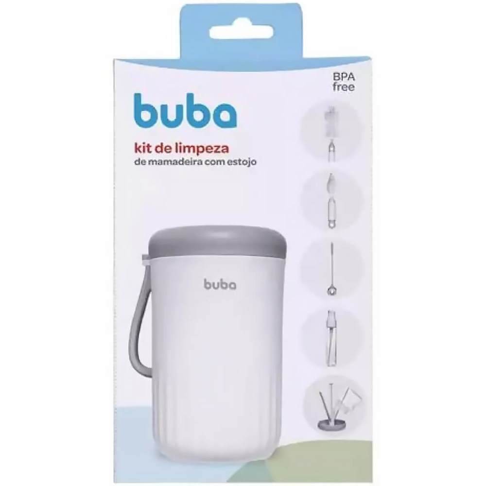 Kit De Limpeza De Mamadeira Com Estojo Buba