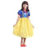 Fantasia Infantil Branca De Neve – Vestido Clássico P