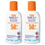 Protetor Solar Safe Sea Jellyfish Sting-blocking Spf 50+ 120ml X2