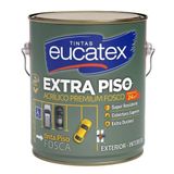 Tinta Para Piso Eucatex Extra Piso Acrílico Premium Cinza Escuro Fosco 3,6l