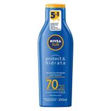Protetor Solar Nivea Sun Protect &amp; Hidrata Fps 70 200ml