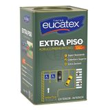 Tinta Para Piso Eucatex Extra Piso Acrílico Premium Cinza Escuro Fosco 18l