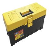 Caixa Para Ferramentas Tramontina 17p Plástica Preto/amarelo