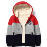 Jaqueta Com Capuz Forrada Sherpa Com Zíper E Lã Com Capuz Gihuo 4-12y