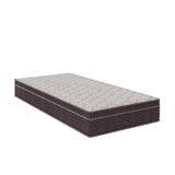 Colchão Solteiro Ortop D28 78x188x28cm Airtech 6.0 Ortobom Marrom/branco