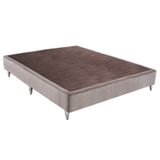 Base Box Sommier Viúva Camurça Ortobom 128x188x23cm Creme