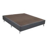 Base Box Sommier Camurça Viúva Ortobom 128x188x23cm Cinza