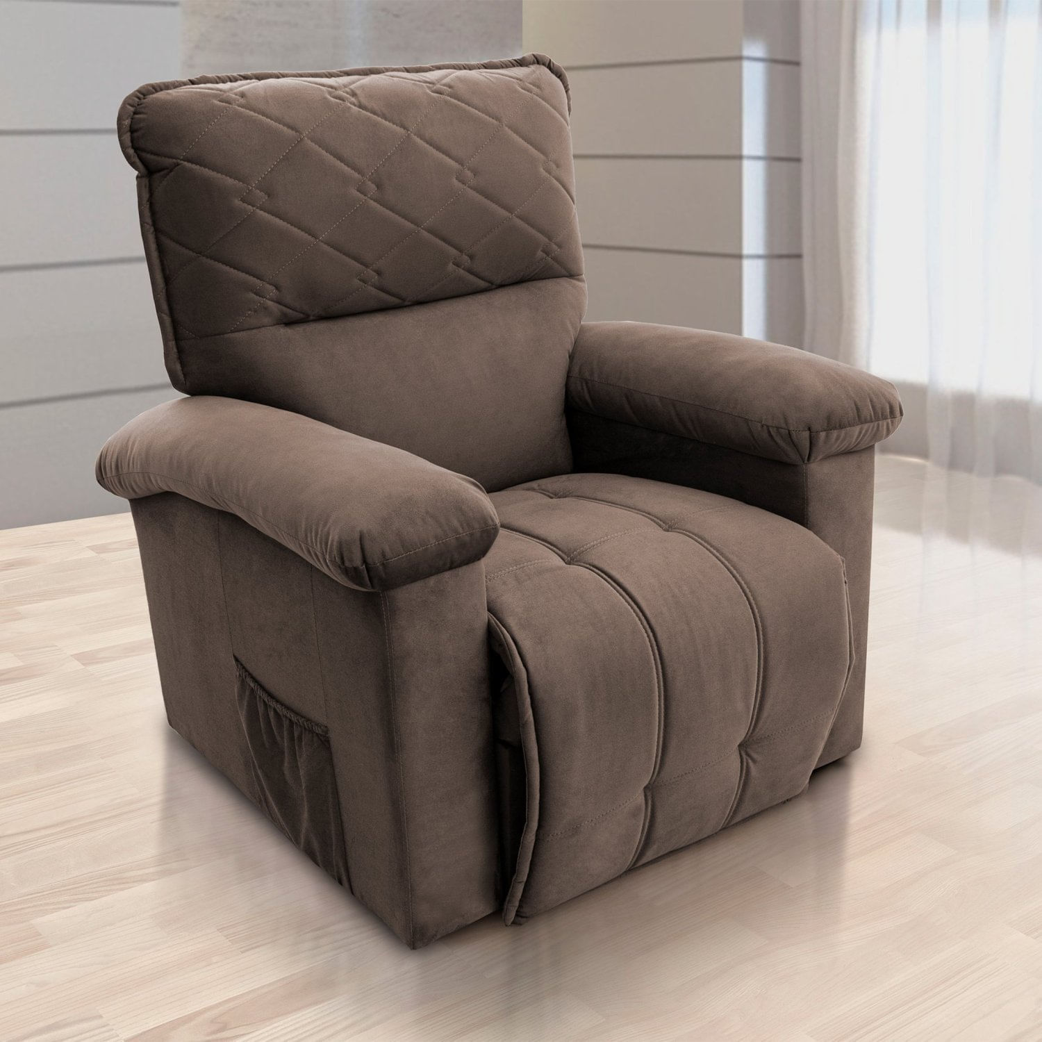 Poltrona Retrátil Reclinável 1 Lugar Gavea Hellen Estofados Marrom