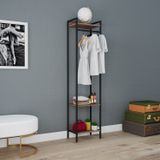 Estante Closet Arara 187x45cm 3 Prateleiras Active Yescasa Nogal