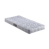 Colchão Berço Ecoflex Infantil D18 Espuma Natural Bordado 60x130x12cm Ecoline Branco
