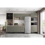 Cozinha Completa 5 Peças 14 Portas 2 Gavetas Firenze Demóbile Avena Touch/Menta