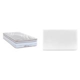 Colchão Solteiro Mola Maxspring 88x188x33cm One Side Pillow Com Travesseiro De Espuma Ecosoft Herval