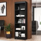 Estantes Para Livros Montreal Moveis Sul Preto