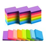 (24 Blocos) Sticky Notes Yeecok 3,8 X 5 Cm, 8 Cores, 75 Folhas/bloco