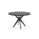 Mesa De Jantar Redonda Tampo Vidro/mdf Delfos Inspirare