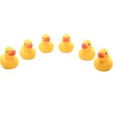 Brinquedos De Banho Patinhos Amarelos +4meses 6und Clingo