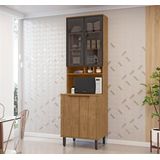 Paneleiro 70cm 4 Portas Toscana Espresso Móveis Freijó