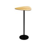 Mesa Apoio Aurora Baixa Essentials Nogueira/preto