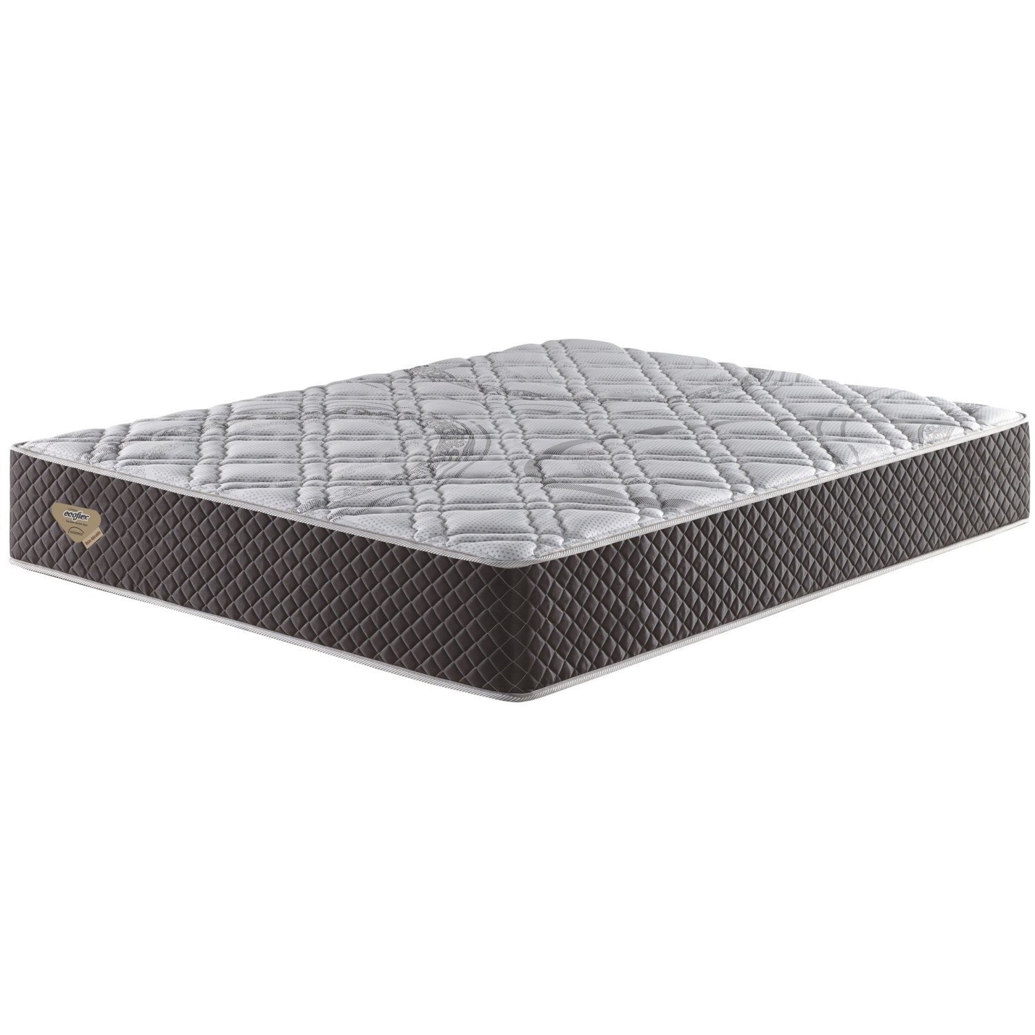 Colchão King Ecoflex Relax Adorabile Molas Ensacadas 193x203x26cm Marrom