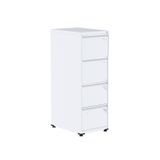 Gaveteiro Arquivo De Aço 4 Gavetas Of04sctcm Pandin Móveis Branco