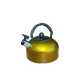 Chaleira Inox Color 2l Dourado Com Apito Alça 21,5cm