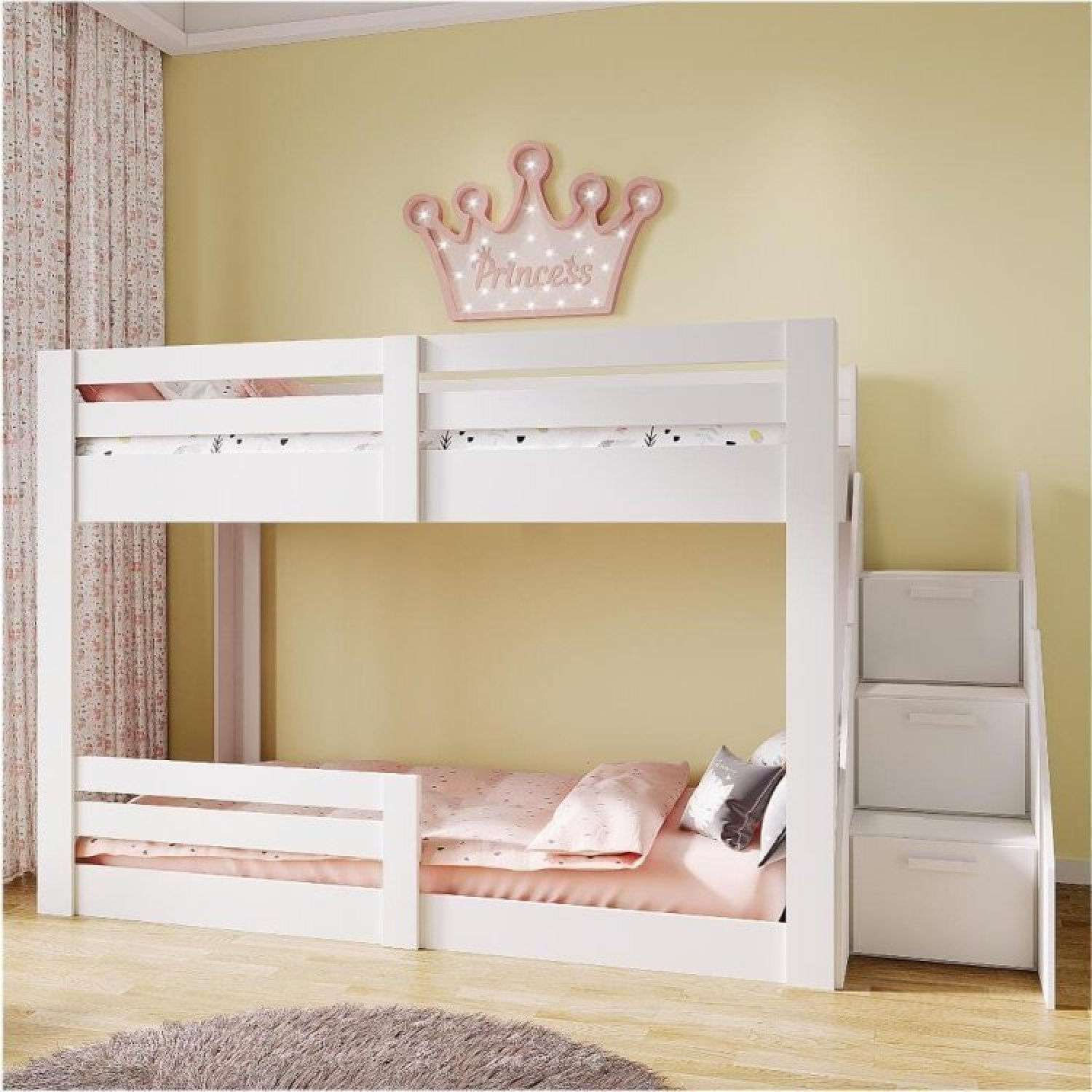 Beliche Montessoriano Star Plus Com Grade E Escada Casatema