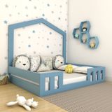 Cama Casal Com Casinha Montessoriana Play