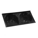 Tanque Rorato Sintético Duplo 124x 62cm Preto