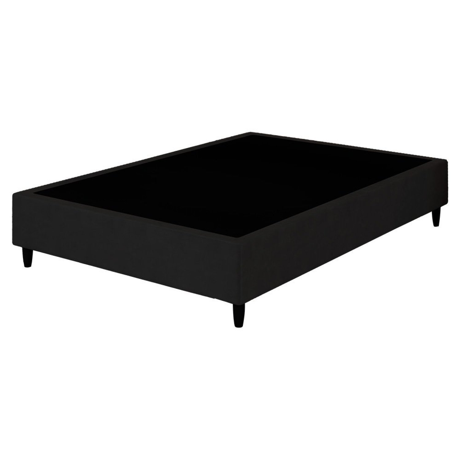 Base Box King Reforçada Itália 37x193x203cm Arte Cúbica Preto
