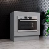 Balcão Para Forno De Embutir Americana Cinza