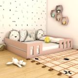 Cama Casal Infantil Montessoriana Play Rosa