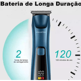 Maquina De Cortar Cabelos 5w Visor Led Profissional Bivolt Usb