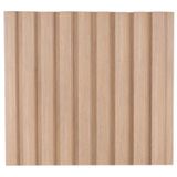 Painel Ripado De Madeira Mdf 270cmx1,5cmx6cm Roble Natural Casablanca Roble Natural