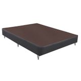 Base Box Sommier Linho Viúva 128x188x30 Ortobom Cinza