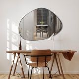 Espelho Decorativo Orgânico 80x60 Moderno Rei Dos Vidros Gelo