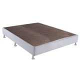 Base Box Casal Sommier Corino Viúva 128x188x23 Ortobom Branco