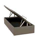 Base Baú Corino Bege Solteiro 88x188x39 Ortobom Bege