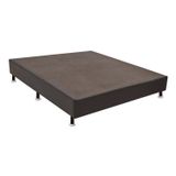 Base Box Solteiro Sommier Corino Viúva 128x188x23 Ortobom Marrom