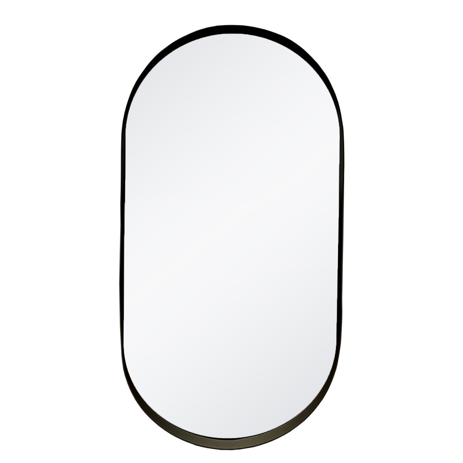 Espelho Decorativo Urban 60x40cm Oblongo Preto